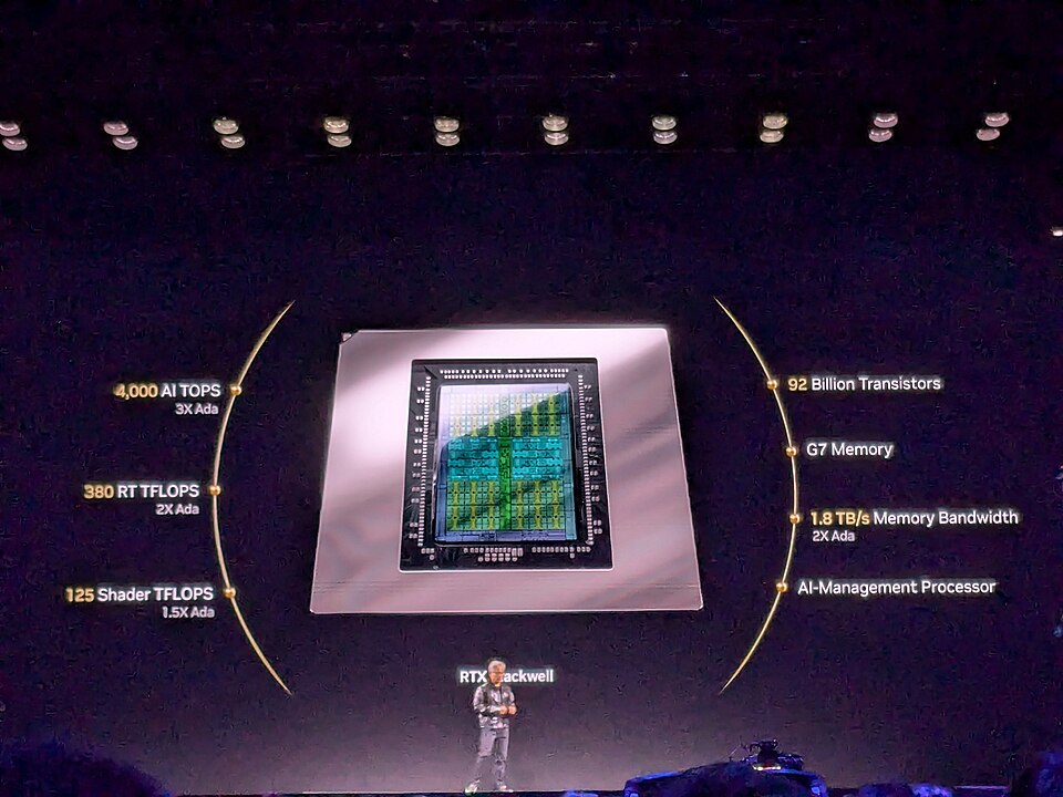 Jensen Huang at CES 2025 keynote