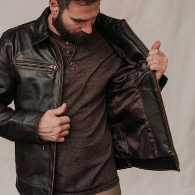 Legacy Leather Flight Jacket