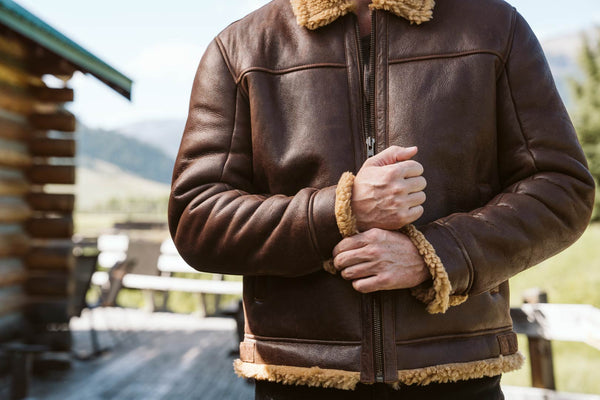 Men's Shearling Jacket - How to Clean